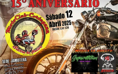 15º ANIVERSARIO MOTO CLUB CORTEJANA EN CORTEJANA, HUELVA, SIERRA DE HUELVA 12 DE ABRIL