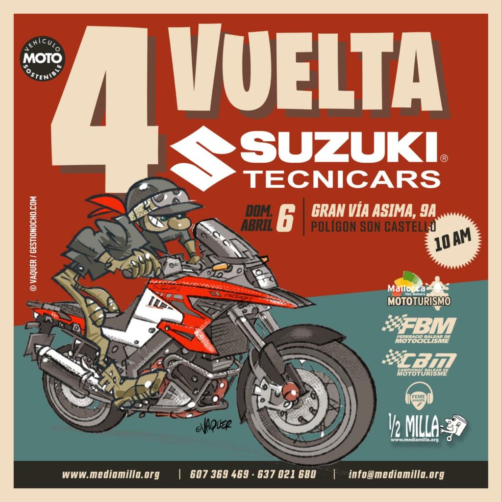 4ª VUELTA SUZUKI TECNICARS DOMINGO 6 EN PALMA DE MALLORCA DE ABRIL DE 2025