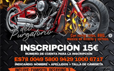 PRIMER ALMUERZO PURGATORIO BIKER-BAR 2025 EN SANTA CRUZ DEL RETAMAR, TOLEDO EL SÁBADO 3 DE MAYO