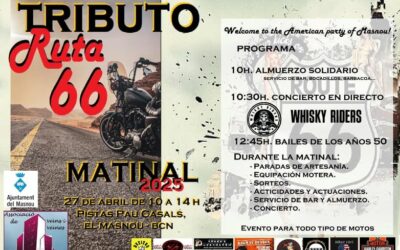 MATINAL TRIBUTO RUTA 66 EN MASNOU, BARCELOA 27 DE ABRIL 2025