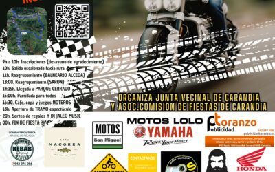 I CONCENTRACIÓN MOTORFEST CARANDIA PIÉLAGOS, CANTABRIA EL 31 DE MAYO 2025