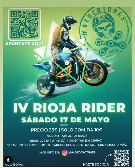 IV RIOJA RIDER 2025 EN AUTOL, LA RIOJA 17 DE MAYO 2025