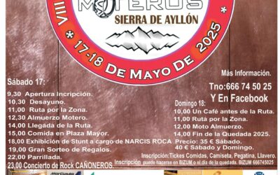 V QUEDADA MOTERA SIERRA DE AYLLÓN, SEGOVIA 17 MAYO 2025