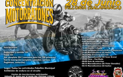 VI CONCENTRACIÓN MOTORRATONES 2025 VILLORIA, SALAMANCA 28 DE JUNIO