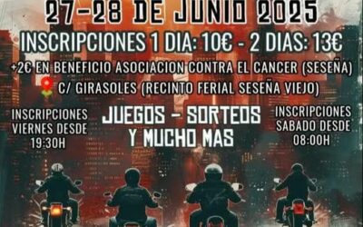 III CARCAMUSAS MOTERAS SESEÑA, TOLEDO EL 27 Y 28 DE JUNIO 2025