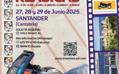 IV ENCUENTRO MOTOS BMW KLÁSIKAS K EN CANTABRIA, SANTANDER 27, 28 Y 29 DE JUNIO 2025