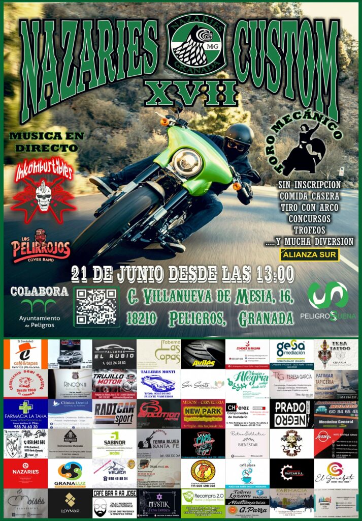 NAZARIES CUSTOM XVII PELIGROS, GRANADA 21 DE JUNIO 2025