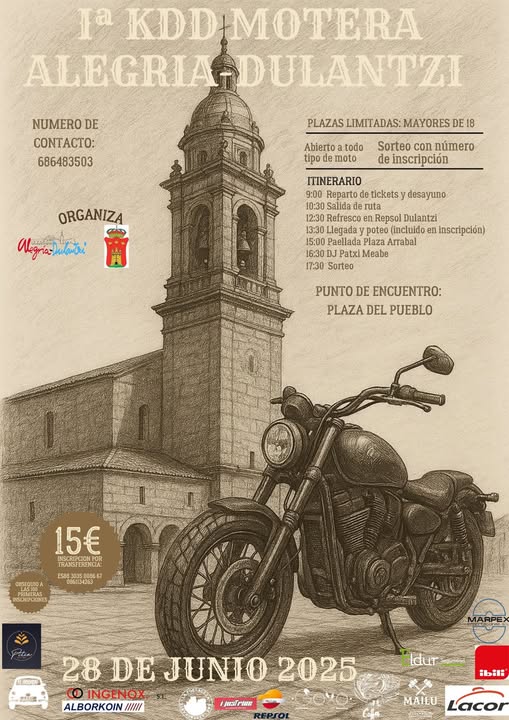 QUEDADA MOTERA EN ALEGRÍA-DULANTZI, ÁLAVA 28 DE JUNIO 2025
