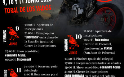XV EDICIÓN DE LOS CUERVOS ROJOS EN TORAL DE LOS VADOS, 9, 10 Y 11 DE JUNIO DE 2025