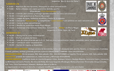 CONCENTRACIÓN XV ANIVERSARIO RUEDAS RARAS TORO, ZAMORA DEL 25 AL 27 DE JULIO 2025