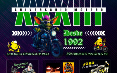 33 ANIVERSARIO MOTERO GREMLIN’S MOTRIL, GRANADA 6 y 7 DE SEPTIEMBRE 2025