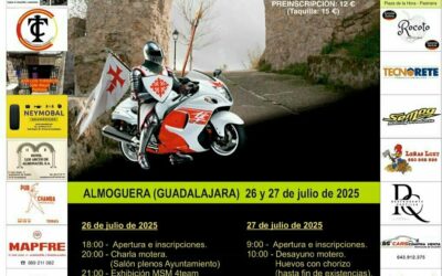 I CONCENTRACIÓN MOTERA “LA RECONQUISTA” ALMONGUERA, GUADALAJARA 26 Y 27 JULIO 2025