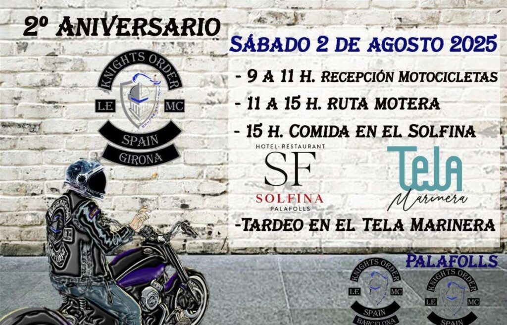 II ANIVERSARIO KNIGHTS ORDER LEMC EN PALAFOLLS, GIRONA EL 2 DE AGOSTO 2025