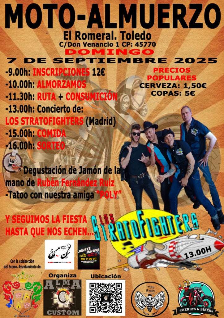 MOTOALMUERZO ALMA CUSTOM EL ROMERAL, TOLEDO 7 DE SEPTIEMBRE 2025