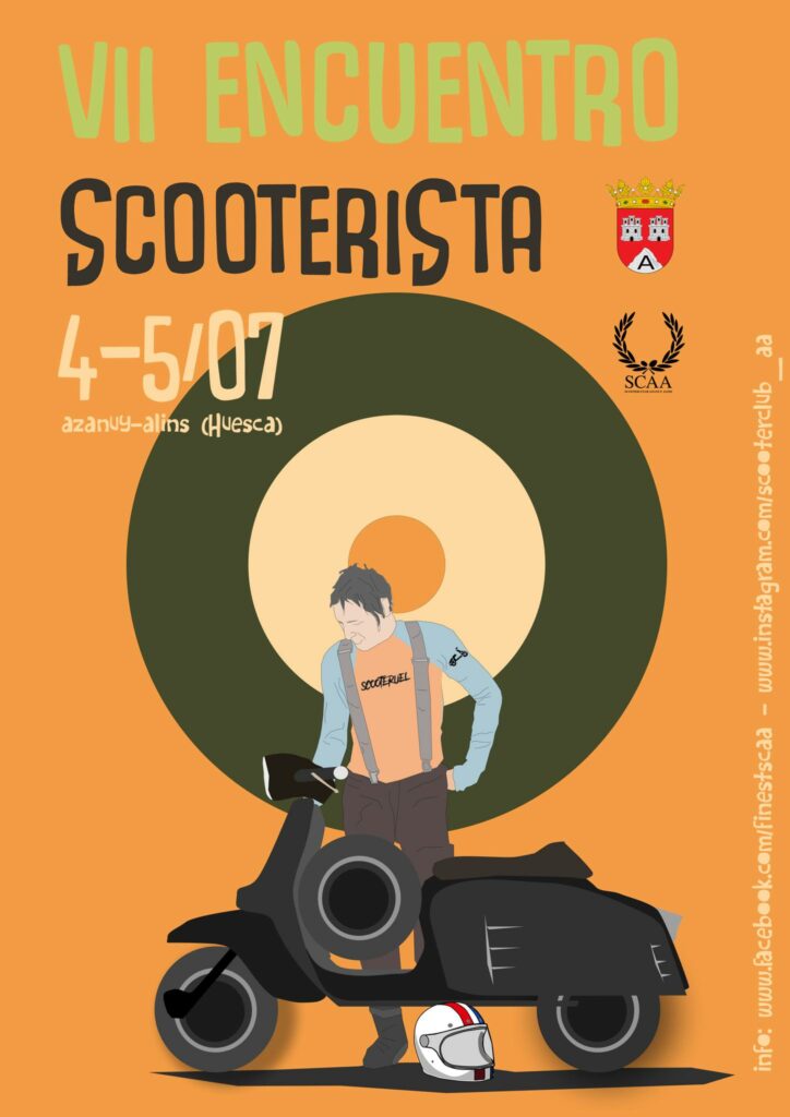 VII ENCUENTRO SCOOTERISTA AZANUY-ALINS EL 4 Y 5 DE JULIO 2025