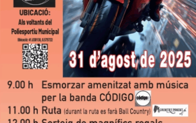 4A TROBADA DE MOTARDS ALFARRÀS EN ALFARRÀS, LLEIDA EL 31 DE AGOSTO 2025