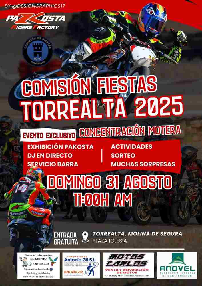 CONCENTRACIÓN MOTERA EN MOLINA DE SEGURA, MURCIA EL 31 DE AGOSTO 2025