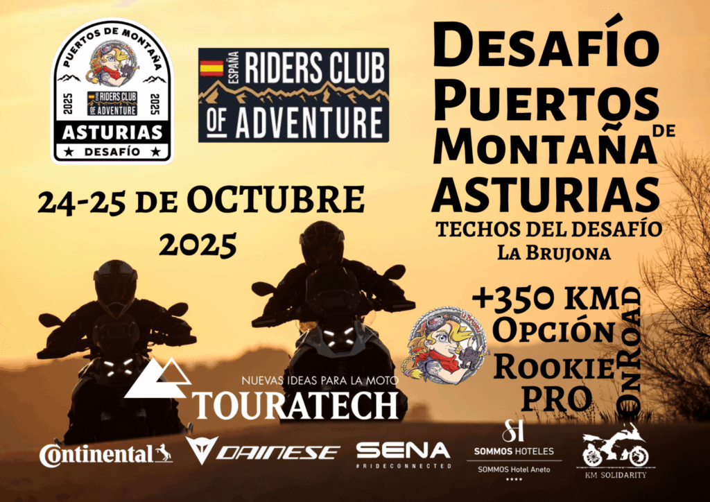 DESAFÍO PUERTOS DE MONTAÑA ASTURIAS 25 EN GIJÓN, ASTURIAS EL 24 Y 25 DE OCTUBRE 2025