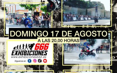 EXHIBICIÓN DE EXHIBICIONES 666 EN TABERNAS, ALMERÍA EL 17 DE AGOSTO 2025