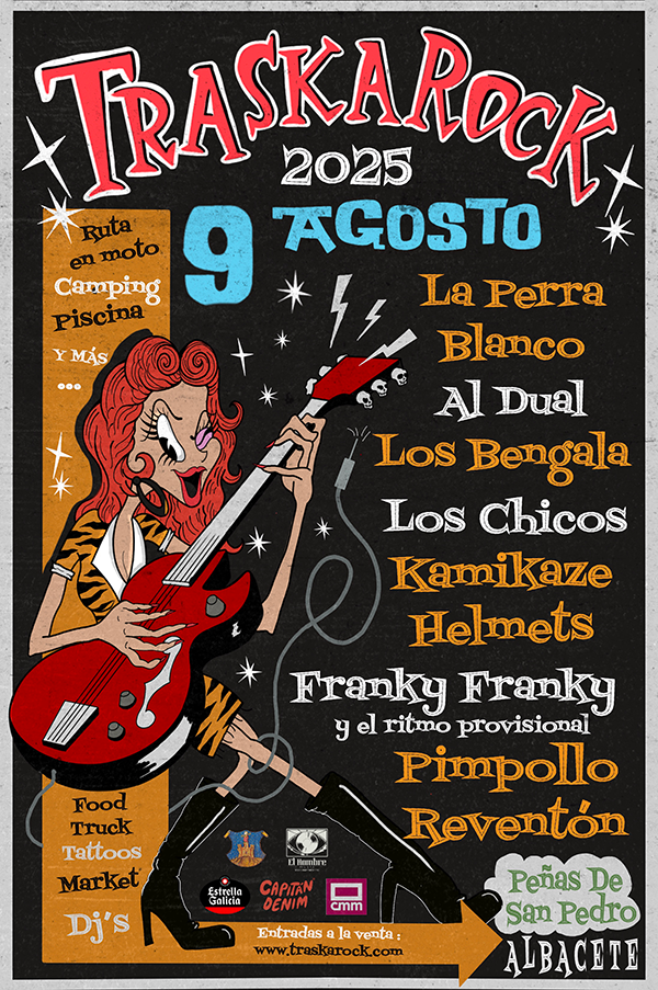 FESTIVAL TRASKA ROCK EN PEÑAS DE SAN PEDRO, ALBACETE EL 9 DE AGOSTO DE 2025