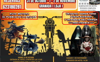 FIESTA MOTERA DE HALLOWEEN EN LOJA, GRANADA EL 31, 1 Y 2 DE OCTUBRE Y NOVIEMBRE 2025