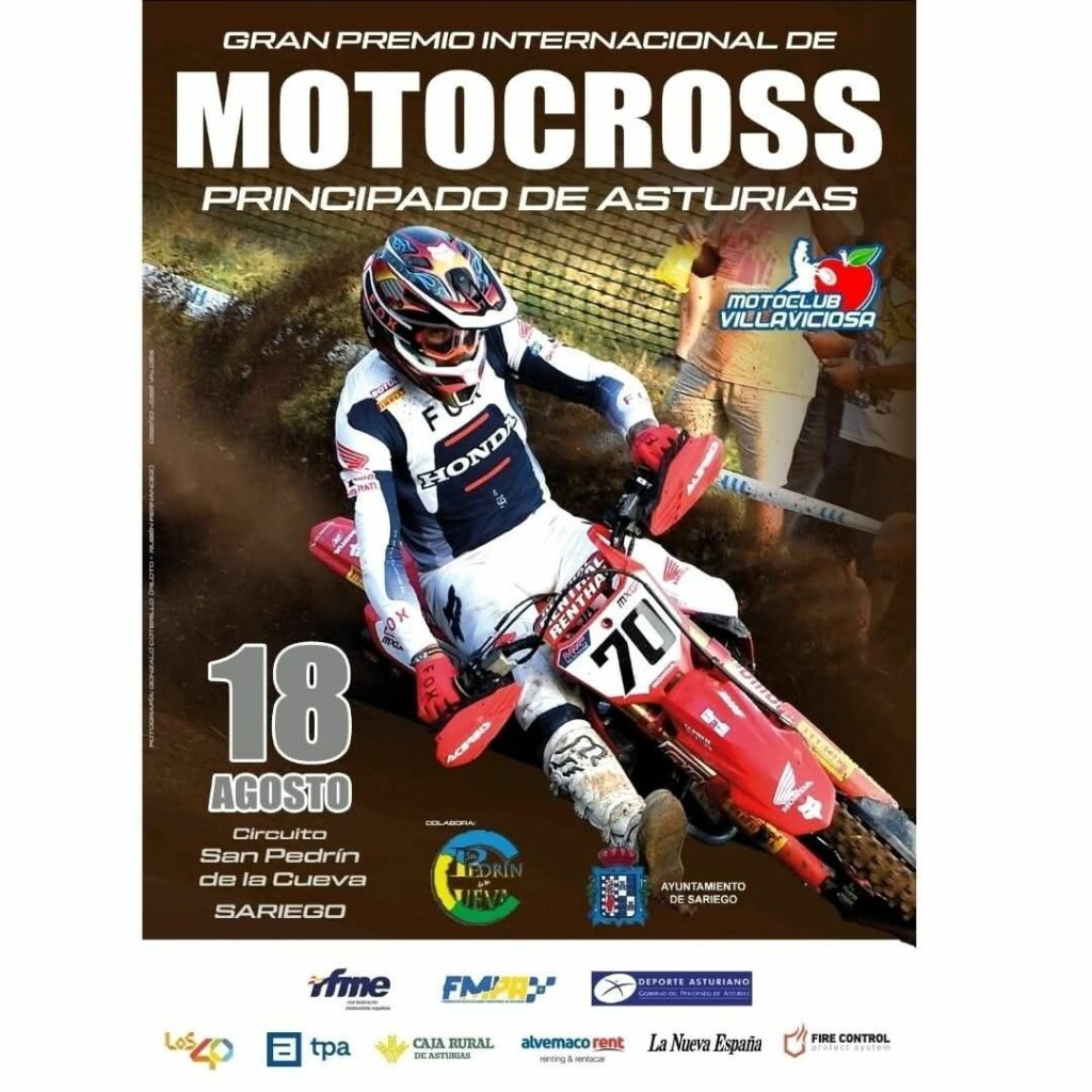 GRAN PREMIO INTERNACIONAL DE MOTOCROSS EN SARIEGO, ASTURIAS EL 18 DE AGOSTO DE 2025