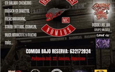 I ANIVERSARIO RED GOBLINS MC NOMADS EN ANOETA, GUIPÚZCOA EL 20 DE SEPTIEMBRE 2025