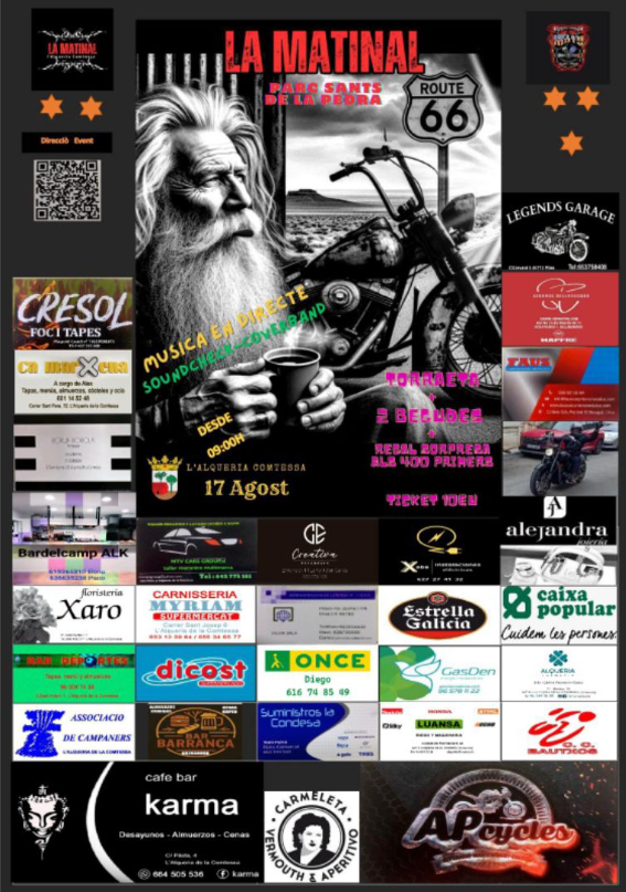 II MATINAL MOTERA EN L’ALQUERIA DE LA COMTESSA, VALENCIA EL 17 DE AGOSTO 2025