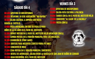 III CONCENTRACIÓN MOTERA VERRACOS EN VENTA DE BAÑOS, PALENCIA EL 3, 4 Y 5 DE OCTUBRE 2025