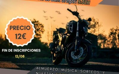 MATINAL MOTERA EN BENICARLÓ, CASTELLÓN EL 17 DE AGOSTO 2025