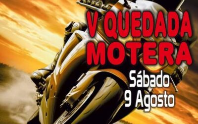 V QUEDADA MOTERA EN ACERA DE LA VEGA, PALENCIA EL 9 DE AGOSTO DE 2025