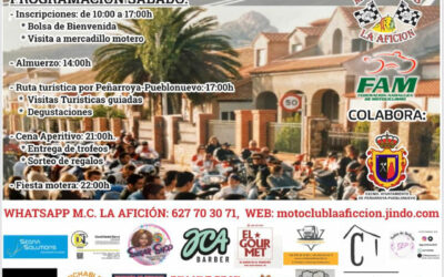 XIX CONCENTRACIÓN MOTOTURÍSTICA CIUDAD DE PEÑARROYA-PUEBLONUEVO, CÓRDOBA EL 20 DE SEPTIEMBRE 2025