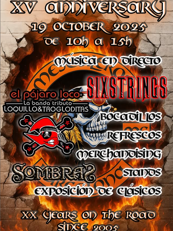 XV ANIVERSARIO MESCALEROS MC BARCELONA EN RIPOLLET, BARCELONA EL 19 DE OCTUBRE 2025