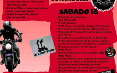 IX CONCENTRACIÓN MOTERA DEL MOTO CLUB PAKETORROS DEL 17 AL 19 DE OCTUBRE EN MORALEJA DE LOS VINOS, ZAMORA