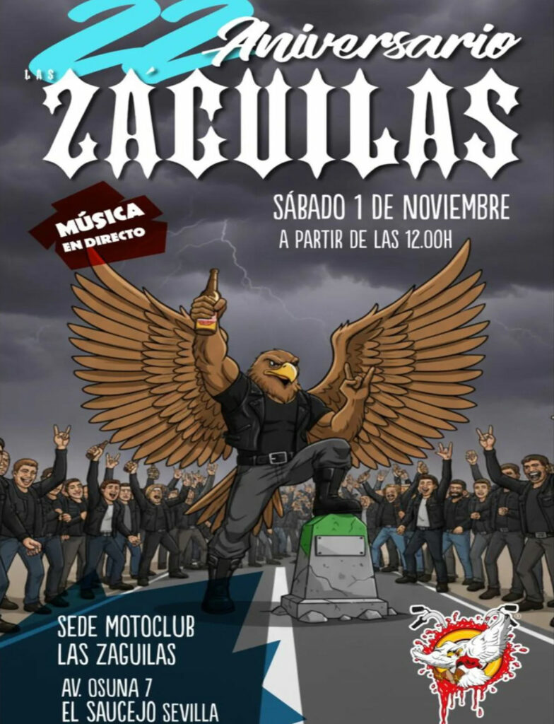 XXII ANIVERSARIO LAS ZÁGUILAS 2025 1 DE NOVIEMBRE 2025 EL SAUCEJO, SEVILLA