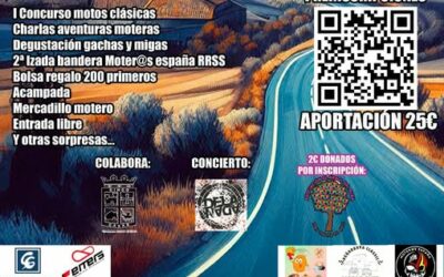 2ª CONCENTRACIÓN/KEDADA MOTERA DEL GRUPO RUTERO ABRAZAMILLAS 29 y 30 DE NOVIEMBRE 2025, EN CINCO CASAS, CIUDAD REAL