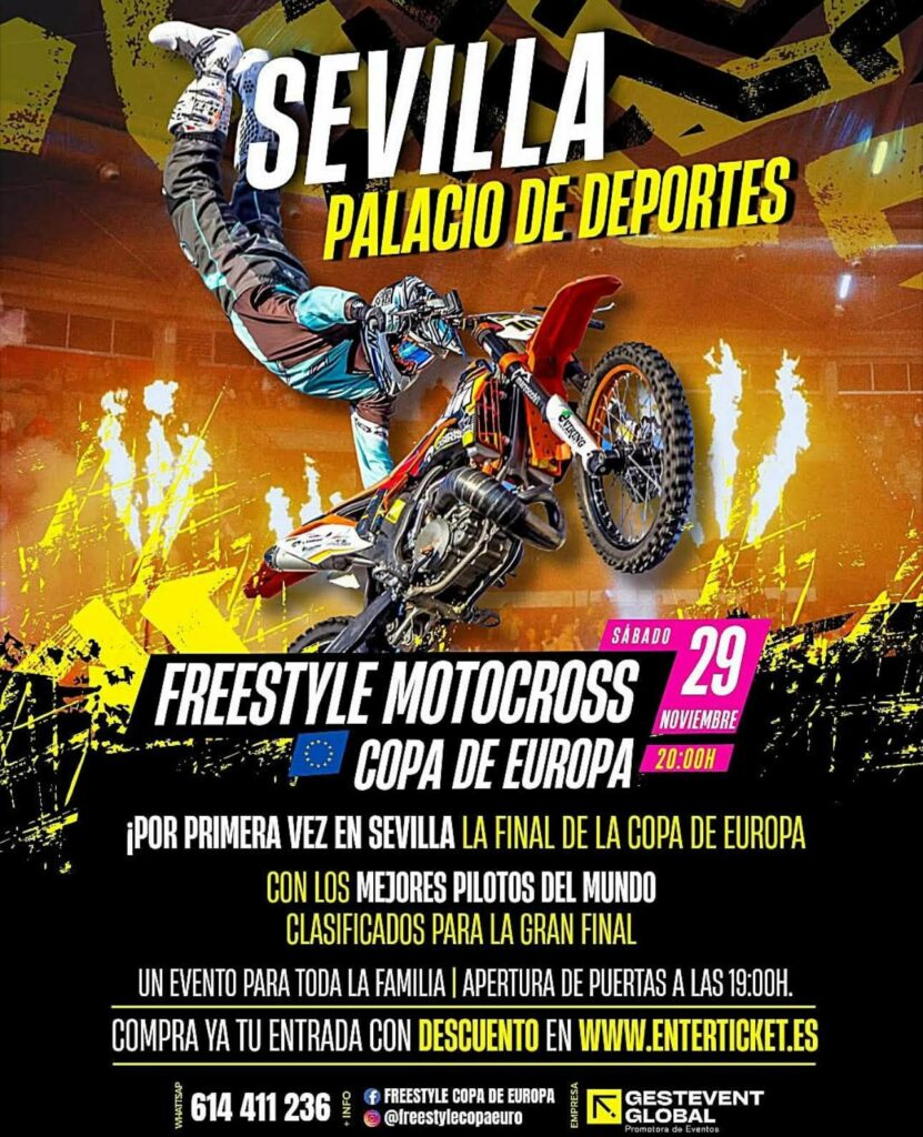 FREESTYLE MOTOCROSS COPA DE EUROPA 29 DE NOVIEMBRE 2025 SEVILLA