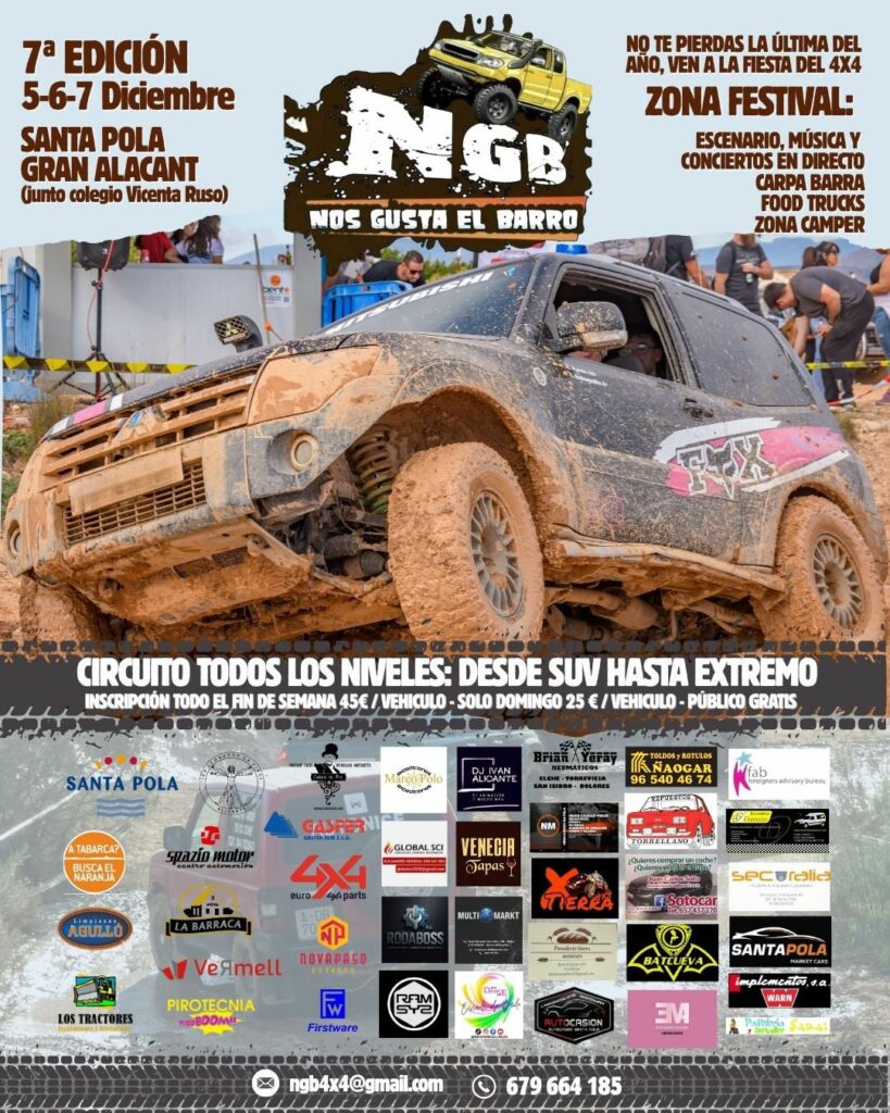 NOS GUSTA EL BARRO 5 AL 7 DE DICIEMBRE DE 2025 SANTA POLA, ALICANTE