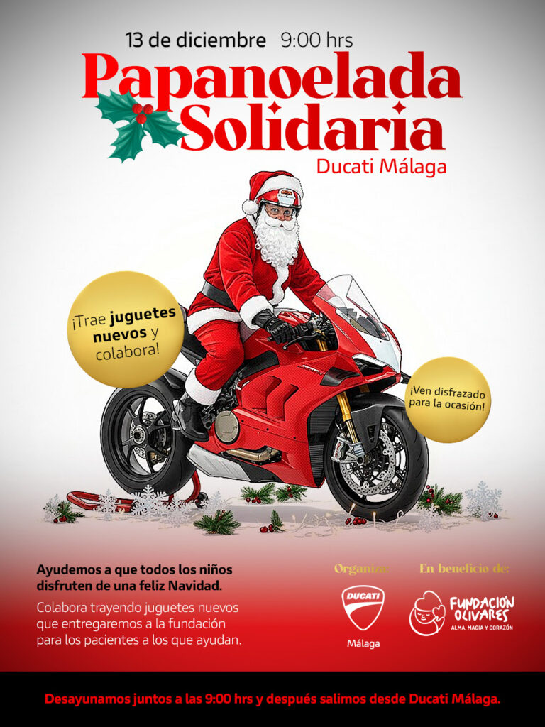 PAPANOELADA SOLIDARIA DUCATI MÁLAGA 13 DE DICIEMBRE 2025