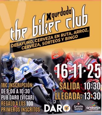 X QUEDADA MOTERA THE BIKER CLUB 2025 16 DE NOVIEMBRE 2025  VÍCAR, ALMERÍA