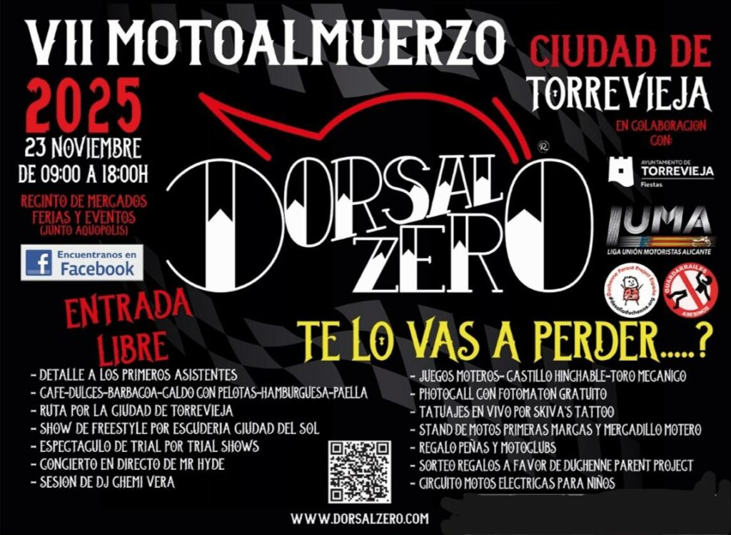 VII MOTOALMUERZO CIUDAD DE TORREVIEJA 23 DE NOVIEMBRE 2025  TORREVIEJA, ALICANTE