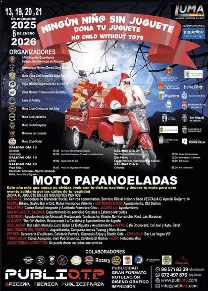8ª PAPANOELADA NINGÚN NIÑO SIN JUGUETE 13 DE DICIEMBRE 2025 SABADELL, BARCELONA