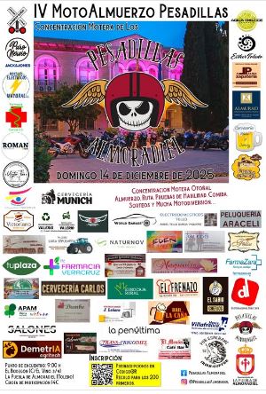 IV MOTOALMUERZO PESADILLAS ALMORADIEL 14 DICIEMBRE 2025 LA PUEBLA DE ALMORADIEL,TOLEDO