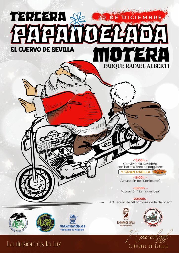 III PAPANOELADA MOTERA EL CUERVO 20 DICIEMBRE 2025 EL CUERVO, SEVILLA