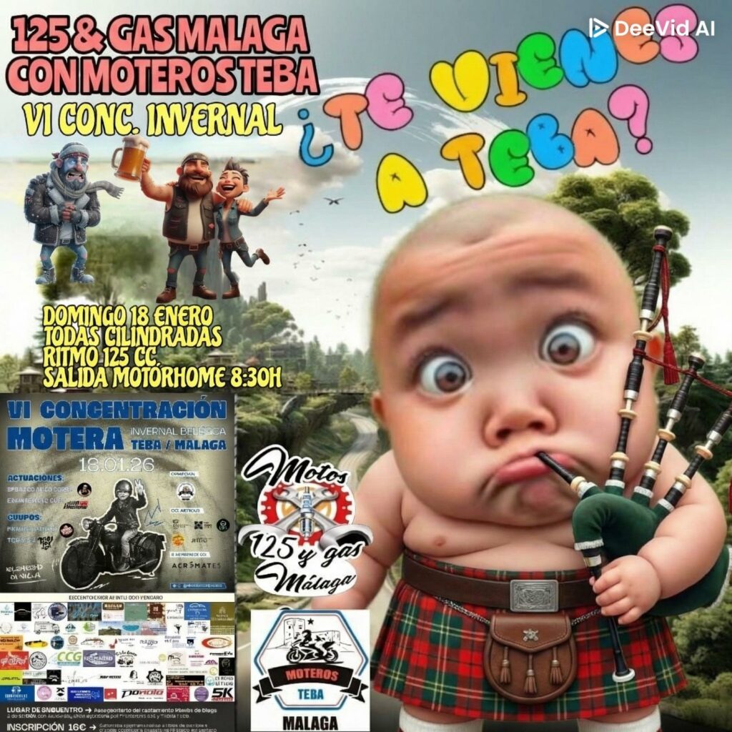 RUTA A LA CONCENTRACIÓN INVERNAL DE TEBA, MÁLAGA 18 ENERO 2026