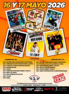 9ª MAXI-CONCENTRACIÓN MOTERA  16 Y 17 DE MAYO DE 2026  ALHAURÍN DE LA TORRE, MÁLAGA