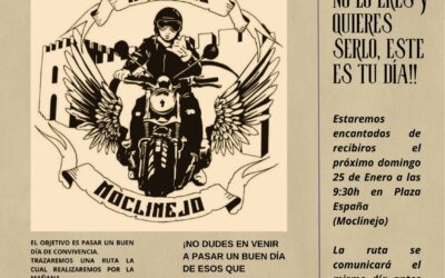 ENCUENTRO Y RUTA MOTEROS MOCLINEJO 25 ENERO 2026