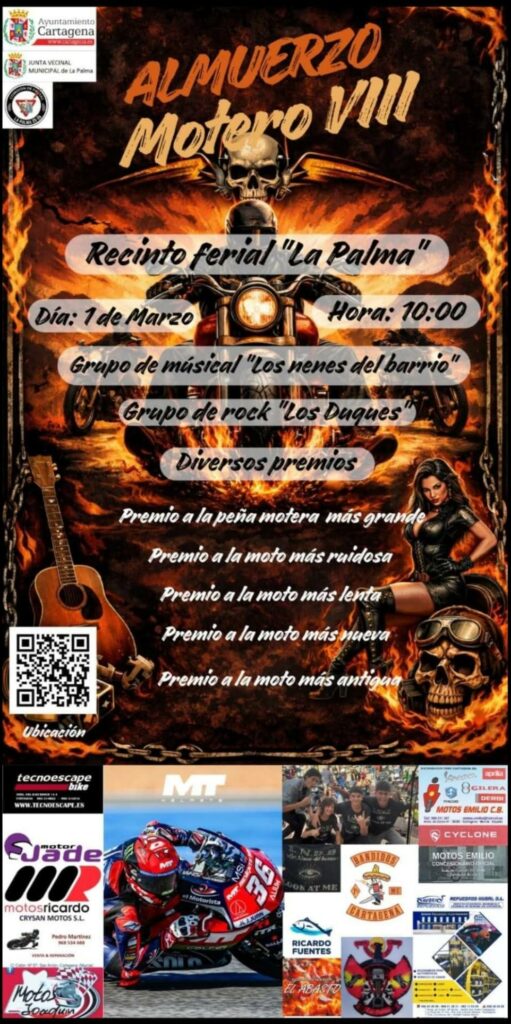 ALMUERZO MOTERO VIII RECINTO FERIAL DE LA PALMA 2026