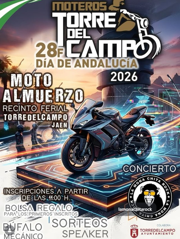 II MOTOALMUERZO DÍA DE ANDALUCÍA TORREDELCAMPO 2026