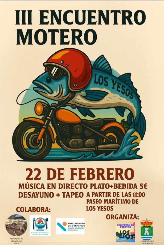 III ENCUENTRO MOTERO – LOS YESOS 22 FEBRERO 2026 SORVILLÁN, GRANADA